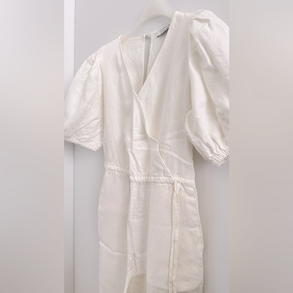 & Other Stories Linen Puff Sleeve Jumpsuit - Picture 3 of 8